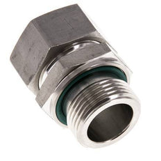 G 1'' Buitendraad x 28L RVS Rechte Snijring Koppeling met FKM Afdichting 160 Bar DIN 2353