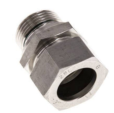 G 1'' Buitendraad x 28L RVS Rechte Snijring Koppeling met FKM Afdichting 160 Bar DIN 2353