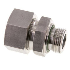 G 1'' Buitendraad x 30S RVS Rechte Snijring Koppeling met FKM Afdichting 400 Bar DIN 2353