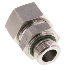 G 1'' Buitendraad x 30S RVS Rechte Snijring Koppeling met FKM Afdichting 400 Bar DIN 2353