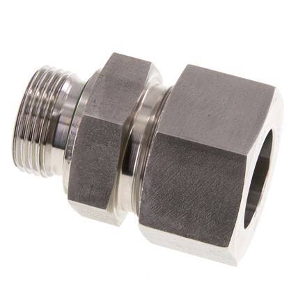 G 1'' Buitendraad x 30S RVS Rechte Snijring Koppeling met FKM Afdichting 400 Bar DIN 2353