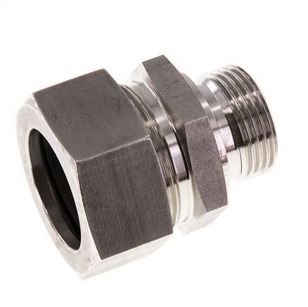 G 1'' Buitendraad x 35L RVS Rechte Snijring Koppeling met FKM Afdichting 160 Bar DIN 2353