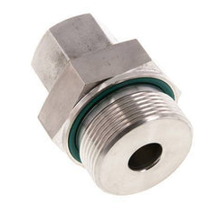 G 1 1/2'' Buitendraad x 20S RVS Rechte Snijring Koppeling met FKM Afdichting 400 Bar DIN 2353