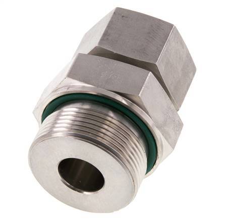 G 1 1/2'' Buitendraad x 25S RVS Rechte Snijring Koppeling met FKM Afdichting 400 Bar DIN 2353