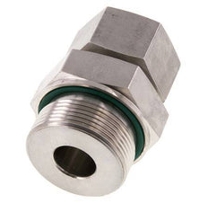 G 1 1/2'' Buitendraad x 25S RVS Rechte Snijring Koppeling met FKM Afdichting 400 Bar DIN 2353