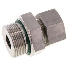 G 1 1/2'' Buitendraad x 25S RVS Rechte Snijring Koppeling met FKM Afdichting 400 Bar DIN 2353