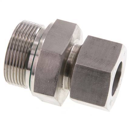 G 1 1/2'' Buitendraad x 25S RVS Rechte Snijring Koppeling met FKM Afdichting 400 Bar DIN 2353