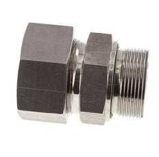 G 1 1/2'' Buitendraad x 38S RVS Rechte Snijring Koppeling met FKM Afdichting 315 Bar DIN 2353