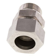 G 1 1/2'' Buitendraad x 38S RVS Rechte Snijring Koppeling met FKM Afdichting 315 Bar DIN 2353