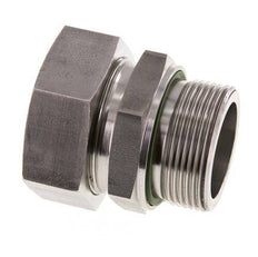 G 1 1/2'' Buitendraad x 42L RVS Rechte Snijring Koppeling met FKM Afdichting 160 Bar DIN 2353