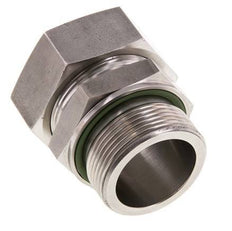 G 1 1/2'' Buitendraad x 42L RVS Rechte Snijring Koppeling met FKM Afdichting 160 Bar DIN 2353