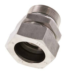 G 1 1/2'' Buitendraad x 42L RVS Rechte Snijring Koppeling met FKM Afdichting 160 Bar DIN 2353