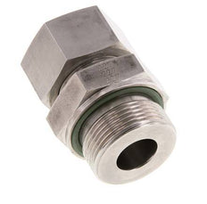 G 1 1/4'' Buitendraad x 25S RVS Rechte Snijring Koppeling met FKM Afdichting 400 Bar DIN 2353