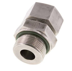 G 1 1/4'' Buitendraad x 25S RVS Rechte Snijring Koppeling met FKM Afdichting 400 Bar DIN 2353