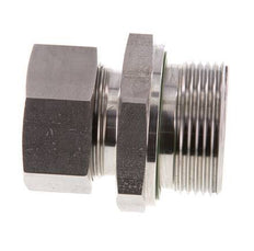 G 1 1/4'' Buitendraad x 28L RVS Rechte Snijring Koppeling met FKM Afdichting 160 Bar DIN 2353