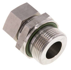 G 1 1/4'' Buitendraad x 28L RVS Rechte Snijring Koppeling met FKM Afdichting 160 Bar DIN 2353