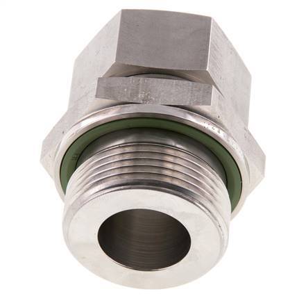 G 1 1/4'' Buitendraad x 28L RVS Rechte Snijring Koppeling met FKM Afdichting 160 Bar DIN 2353