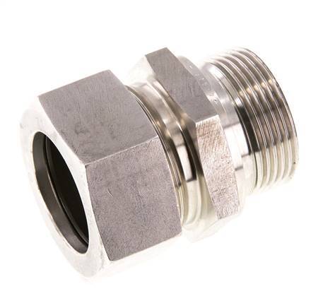 G 1 1/4'' Buitendraad x 35L RVS Rechte Snijring Koppeling met FKM Afdichting 160 Bar DIN 2353