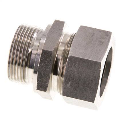 G 1 1/4'' Buitendraad x 35L RVS Rechte Snijring Koppeling met FKM Afdichting 160 Bar DIN 2353