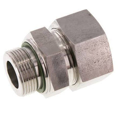 G 1 1/4'' Buitendraad x 38S RVS Rechte Snijring Koppeling met FKM Afdichting 315 Bar DIN 2353