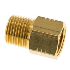 R 1/2'' x 1/2'' NPT M/F Messing Verloopring 16 Bar - Hydrauliek