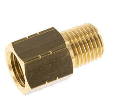 1/4'' NPT x G 1/4'' M/F Messing Verloopring 16 Bar - Hydrauliek