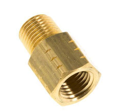 R 1/4'' x 1/4'' NPT M/F Messing Verloopring 16 Bar - Hydrauliek