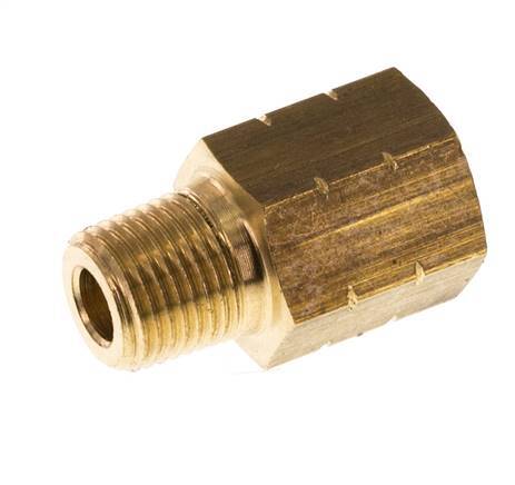 1/8'' NPT x G 1/8'' M/F Messing Verloopring 16 Bar - Hydrauliek [2 Stuks]