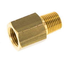 R 1/8'' x 1/8'' NPT M/F Messing Verloopring 16 Bar - Hydrauliek