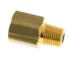 R 1/8'' x 1/8'' NPT M/F Messing Verloopring 16 Bar - Hydrauliek