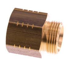 G 3/4'' x 3/4'' NPT M/F Messing Verloopring 16 Bar - Hydrauliek