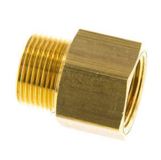 R 3/4'' x 3/4'' NPT M/F Messing Verloopring 16 Bar - Hydrauliek