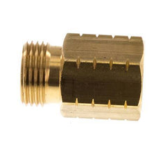 G 3/8'' x 3/8'' NPT M/F Messing Verloopring 16 Bar - Hydrauliek