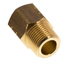 3/8'' NPT x G 3/8'' M/F Messing Verloopring 16 Bar - Hydrauliek