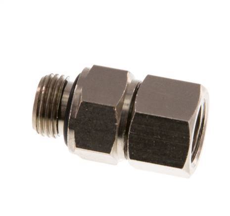 G 1/8'' M/F Nickel plated Brass Swivel Joint 15 Bar [2 Pieces]