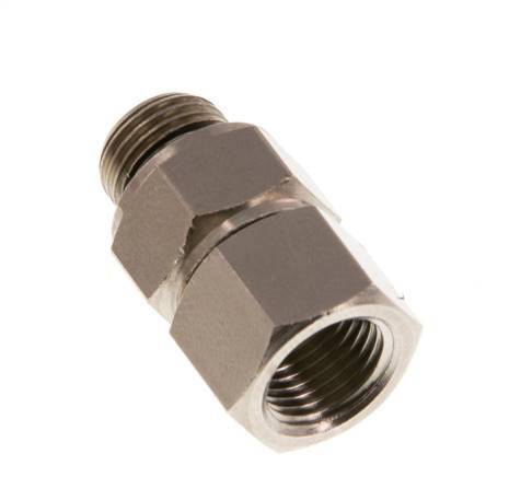 G 1/8'' M/F Nickel plated Brass Swivel Joint 15 Bar [2 Pieces]