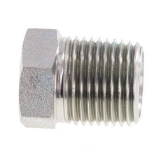 1/2'' NPT x 1/4'' NPT M/F Verzinkt Stalen Verloopring 210 Bar - Hydrauliek
