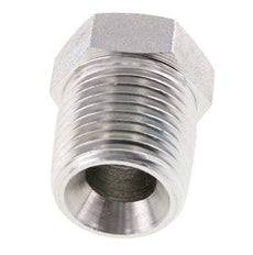 1/2'' NPT x 1/4'' NPT M/F Verzinkt Stalen Verloopring 210 Bar - Hydrauliek