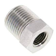 1/2'' NPT x 1/4'' NPT M/F Verzinkt Stalen Verloopring 210 Bar - Hydrauliek