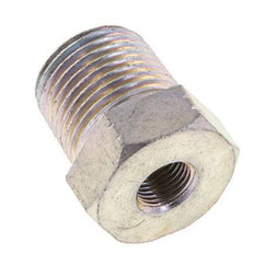 1/2'' NPT x 1/8'' NPT M/F Zinc plated Steel Reducing Ring 210 Bar - Hydraulic
