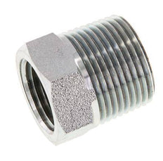 3/4'' NPT x 1/2'' NPT M/F Verzinkt Stalen Verloopring 170 Bar - Hydrauliek