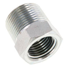 3/4'' NPT x 1/2'' NPT M/F Verzinkt Stalen Verloopring 170 Bar - Hydrauliek