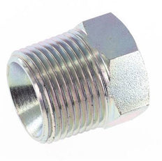3/4'' NPT x 3/8'' NPT M/F Verzinkt Stalen Verloopring 170 Bar - Hydrauliek
