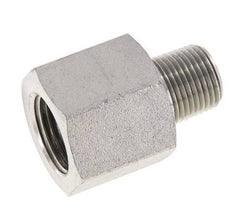 3/8'' NPT x 1/2'' NPT M/F Verzinkt Stalen Verloopring 210 Bar - Hydrauliek