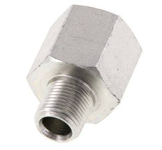 3/8'' NPT x 1/2'' NPT M/F Verzinkt Stalen Verloopring 210 Bar - Hydrauliek