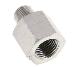 3/8'' NPT x 1/2'' NPT M/F Verzinkt Stalen Verloopring 210 Bar - Hydrauliek