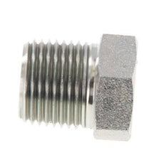 3/8'' NPT x 1/8'' NPT M/F Verzinkt Stalen Verloopring 210 Bar - Hydrauliek