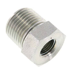 3/8'' NPT x 1/8'' NPT M/F Verzinkt Stalen Verloopring 210 Bar - Hydrauliek