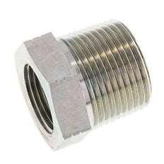1'' NPT x 3/4'' NPT M/F Verzinkt Stalen Verloopring 140 Bar - Hydrauliek