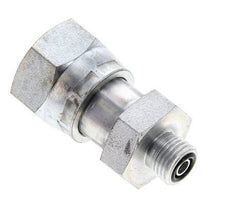 UNS 1''-14 x UNF 9/16''-18 F/M Verzinkt Stalen Neusstuk ORFS 400 Bar - Hydrauliek
